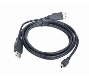 Gembird Dual USB Y 2.0 kábel s dvojitým napájaním / AMX2-AM5P / 0.9m