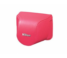Nikon CB-N2000SK kožené púzdro pre J1 a J2+10mm / Ružová
