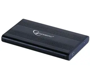 Gembird EE2-U2S-5 / Externý USB 2.0 case / 2,5" SATA / čierny hliník