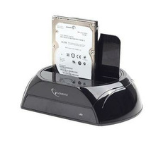Gembird dokovacia stanica pre HDD SATA 2.5” + 3.5” / USB3.0 / čierna