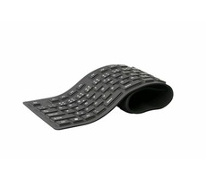 C-TECH FK-01 gélová klávesnica / CZ/SK / USB / čierna