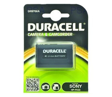 DURACELL Batéria - DR9700A pre Sony NP-FH30 / čierna / 650 mAh / 7.4Vs