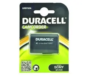 DURACELL Batéria - DR9706A pre Sony NP-FV30 / čierna / 650 mAh / 7.4V