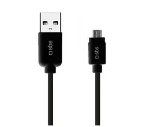 SBS dátový kábel USB 2.0 na Micro USB čierna / 1m / dopredaj