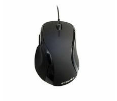 EVOLVEO Laserwire ML-507B / Myš / Laser / USB / 1600 dpi / 5 tlačidiel / Čierna