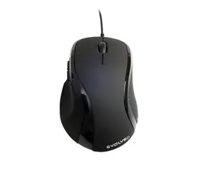 EVOLVEO Laserwire ML-507B / Myš / Laser / USB / 1600 dpi / 5 tlačidiel / Čierna