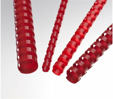 Fellowes Plastové chrbty 8 mm červená