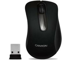CANYON CNE-CMSW2 / optická bezdrôtová / 1200 dpi / USB / čierna