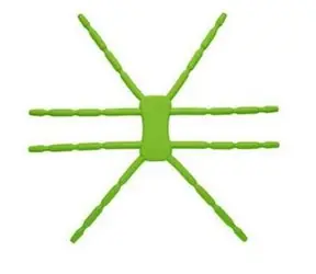 BREFFO Spiderpodium držiak až na 10" mobilné zariadenie / zelený / dopredaj