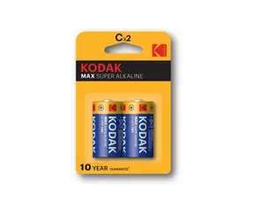 Kodak MAX alkalická batéria C/2ks/blister