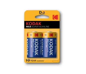 Kodak MAX alkalická batéria D/2ks/blister
