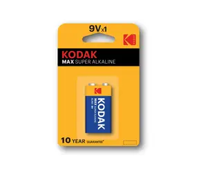 Kodak MAX alkalická batéria 9V / 1ks / blister
