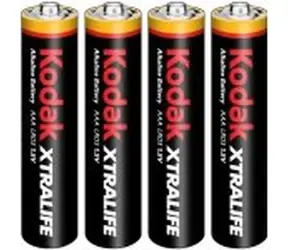 Kodak XTRALIFE alkalická batéria AAA / 4ks / blister