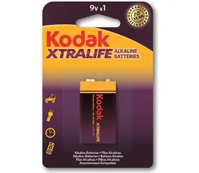 KODAK XTRALIFE alkalická batéria 9V / 1ks / blister