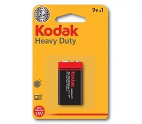 Kodak HEAVY DUTY zinco-chloridové batérie 9V / 1ks / blister