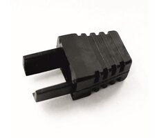 DATACOM ochrana pre plug RJ45 s výrezom čierna