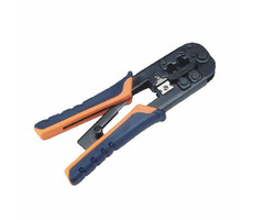 DATACOM Konektorovacie kliešte PROFI (NJNDTC1003) / 8P+6P OR/BL račňa / (RJ45/12/11)