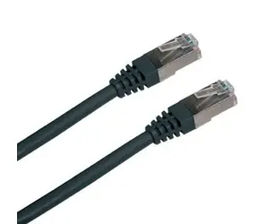 DATACOM Patch kábel FTP CAT5E 1m čierna