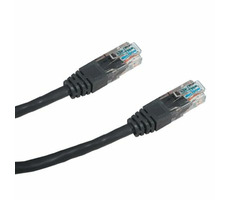 DATACOM Patch kábel UTP CAT5E 10m čierna