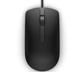 DELL MS116 (570-AAIS) čierna / Optická myš / 1000dpi / 2 tlačidlá + rolovacie koliesko / USB / 1.8 m