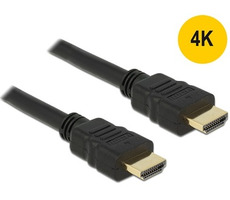 DeLock kábel High Speed HDMI s Ethernet - HDMI A samec > HDMI A samec 4K / 1 m