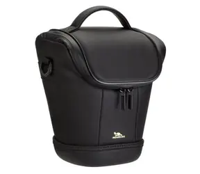 Riva Case 1502 / antishock púzdro pre zrkadlovky a ultrazoomy / čierne