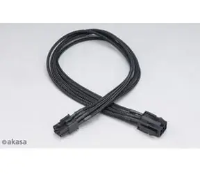 Akasa kábel predlžovací FLEXA V6/ predĺženie napájacieho 6pin kábla pre VGA / 40cm