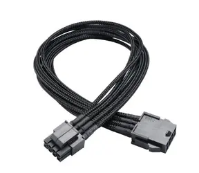 AKASA AK-CBPW08-40BK Flexa P8 / predĺženie napájacieho kábla / 8 pin ATX12V / 40cm