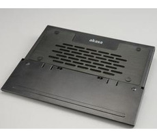 Akasa AK-NBC-29B / chladiaca podložka pre 12-15.4" notebook / hliníková / skladacia / čierna