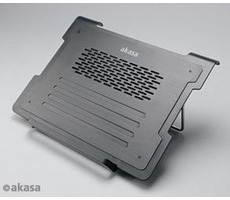 Akasa AK-NBCH-30BK chladiaca podložka pre 15.6" notebook / 5 stupňov nastavenia sklonu / USB / čierna