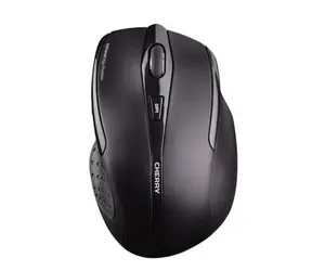 Cherry MW 3000 / optická bezdrôtová myš / ergonomická / 1000/1750 dpi / USB / čierna