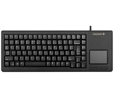 Cherry klávesnica G84-5500 s touchpadom / drôtová / USB / ultraľahká a malá / čierna / EU / dopredaj
