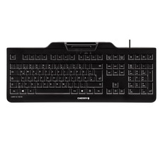 Cherry klávesnica s čítačkou kariet KC 1000 SC / USB / ISO 7816 podporované karty / čierna / EU