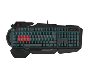 A4tech Bloody B318 / podsvietená herná klávesnica / 8 mechanických infračervených klávesov / USB / CZ