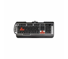 A4tech G800V / vodeodolná profesionálna herná klávesnica / USB / čierna