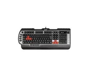 A4tech G800V / vodeodolná profesionálna herná klávesnica / USB / čierna