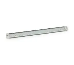 Triton 19" záslepka 1U / plastový zámok / sito 75%-4mm
