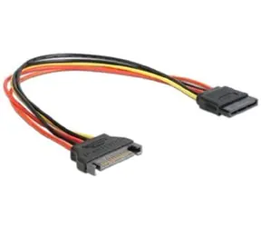 C-TECH Kábel SATA predĺženie napájania / 30cm