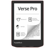PocketBook 634 Verse Pre červená / 6&quot; / 1448x1072 / 16GB / E-Ink / 1500mAh / USB-C / Wi-Fi / Bluetooth