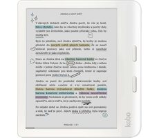 Kobo Libra Colour biela / Čítačka e-kníh / 7" / E-ink / 1264×1680 / 32GB / Wi-Fi / BT / USB-C