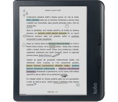 Kobo Libra Colour čierna / Čítačka e-kníh / 7" / E-ink / 1264×1680 / 32GB / Wi-Fi / BT / USB-C