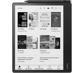 Kobo Elipsa 2E + stylus čierna / Čítačka e-kníh / 10.3" / E-ink / 1404×1872 / 32GB / Wi-Fi / BT / USB-C