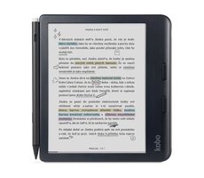 Kobo Libra Colour + stylus čierna / Čítačka e-kníh / 7" / E-ink / 1264×1680 / 32GB / Wi-Fi / BT / USB-C