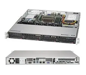 SuperMicro 1U server (SYS-5019S-M)