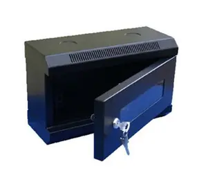 DATACOM 10" rack jednodielny 4U 140 (sklenené dvere) čierne