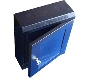 DATACOM 10" rack jednodielny 9U 140 čierne / sklenené dvere