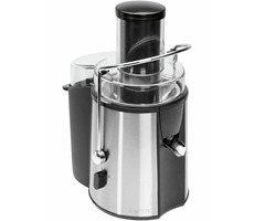 Clatronic AE 3532 / automatický odšťavovač / 1000 W / hrdlo 75mm / 2 rýchlosti / nerez / čierna