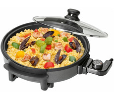 Clatronic PP 3401 / Multifunkčná elektrická pizza panvica / 1500 W / priemer 32 cm / čierna