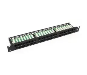 DATACOM Patch panel 19" STP 24 portov cat.5e LSA VL
