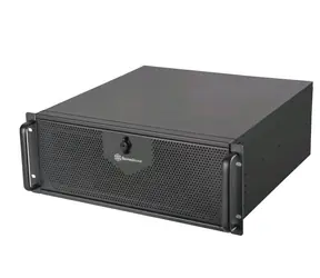 SilverStone RM42-502 Rackmount Server sivá / 4U / E-ATX / 2x USB 3.0 + 1x USB-C / 2x 5.25 "/ 2x 3.5" / 5x 2.5"